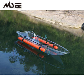 2개의 좌석//파도타기를 하기를 위한 순항하는 자유로운 명확한 플라스틱 카누 헤엄 낚시질 협력 업체